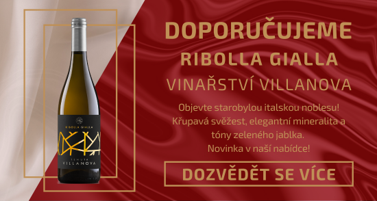 Víno měsíce listopadu Ribolla Gialla Venezia Giulia IGT z vinařství Villanova